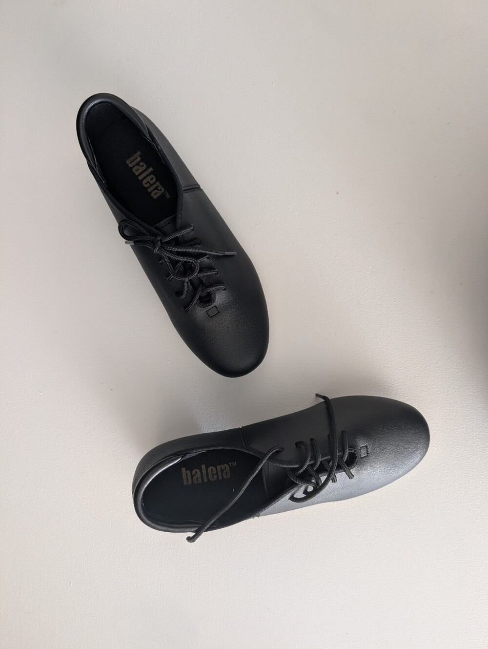balera B160 Lace Up Tap Shoes in Black